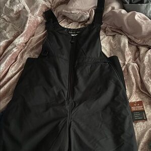 Men's Black Snow Bib